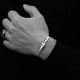 thumbnail image 5 of Pulsera De Apretón De Manos De Acero De Titanio, Brazalete Abierto Vintage, Regalo Para Mujeres Y Hombres Guardurnaity AP005498-00, 5 of 6