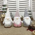 thumbnail image 2 of Pink Gnomos de peluche suecos hechos a mano de Navidad, juguetes de peluche de Papá Noel para decoración del hogar de muñecas, 2 of 5