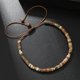 thumbnail image 1 of Nvzi Pulsera elástica vintage hecha a mano con cuentas de madera, pulsera de equilibrio de protección curativa - Estilo E, 1 of 5