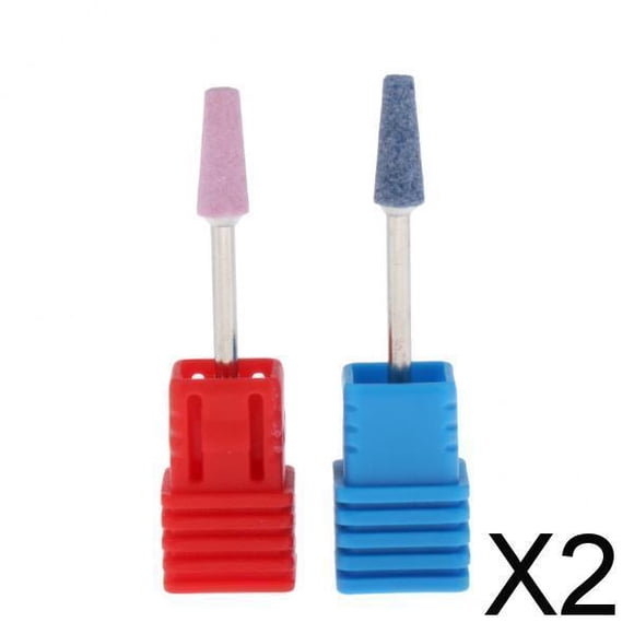 Juego de 2 Brocas de Diamante para Manicura Salvador 3/32 Pulgadas 2 Piezas