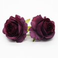 thumbnail image 3 of 2/10 piezas de flores artificiales baratas, rosas de seda para decoración del hogar, bodas, Navidad, bricolaje, álbumes de recortes, suministros para manualidades, plantas falsas, 3 of 5