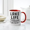 thumbnail image 4 of CafePress - Lake Life Floats My Boat - 11 oz Ceramic Mug - Novelty Coffee Tea Cup, 4 of 4
