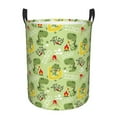 thumbnail image 2 of Goofa Cute Dinosaurs Cartoon Printed Circular Hamper,Laundry Basket with Handles,Storage Baskets Foldable,Large Capacity Laundry Hamper-Small, 2 of 8