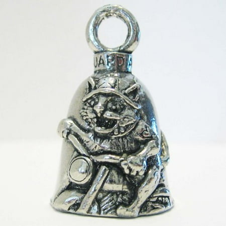 - Guardian Biker Cat Motorcycle Biker Luck Gremlin Riding Bell or Key Ring