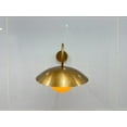 thumbnail image 4 of Contemporary Design 1 Holder Single Shade Raw Brass Wall Sconce Lamp ,Wall Vanity Lamp ,Mid Century Wall Light Fixture Wall fixture Lamp, 4 of 4
