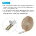 thumbnail image 4 of Unique Bargains 3 Roll 0.3 Inch 3 Yards Self Adhesive Crystal Rhinestone Diamond Ribbon for Arts & Crafts Project Wedding Champagne, 4 of 5