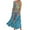 Blue, variant on Women's Summer Floral Linen Dress Sleeveless Casual Loose Tank Midi Dress Boho Beach Sundress Round Neck Linen Long Swing Tank Dress with Pockets Blue,S