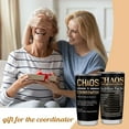 thumbnail image 2 of Chaos Coordinator Gifts for Women,Boss Day Gifts,Thank You Gifts for Women,Birthday Gifts for Women Mom Dad,Teacher Appreciation Gifts,Inspirational Gifts for Women Men Christmas Gifts 20oz Tumbler, 2 of 7