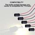 thumbnail image 3 of Riwesomey Piezas de conector precableado de bombilla LED T10, cable de enchufe de faro de coche multifunción, adaptador de arnés de enchufe de Bombillas para automóviles, 3 of 6