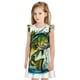 thumbnail image 1 of Balery Big bass fish Camisón de princesa para niñas, pijama de algodón con mangas abullonadas, suave y bonito.-Medium, 1 of 6