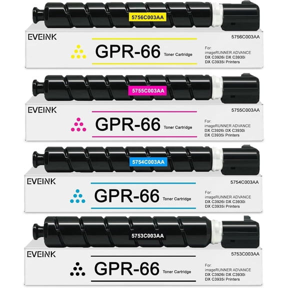 GPR-66 GPR 66 GPR66 Toner Cartridge Compatible with Canon ImageRUNNER Advance DX C3926i C3930i C3935i Printers(4-Pack)