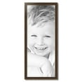 thumbnail image 2 of ArtToFrames 14x35" Gold with Burgundy Panel Picture Frame, Gold Wood Poster Frame, with Regular Acrylic and Foam Backing 3/16 inch (FBPL-4758), 2 of 7