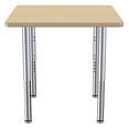 thumbnail image 3 of ECR4Kids 30in x 30in Square Everyday T-Mold Adjustable Activity Table Maple/Maple/Silver - Super Leg, 3 of 8