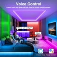 thumbnail image 2 of LED Strip Lights Smart Phone APP Controlled Sync to Music 10M 32.8ft Waterproof RGB Light Strips Kit compatible with Alexa & Google IFTTT, 2 of 10
