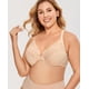thumbnail image 5 of Sostén DELIMIRA Talla Grande con Cierre Frontal, Encaje, Aro, Beige 42D, 5 of 6