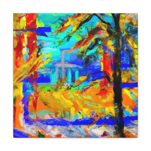 Flaming Scarlet Vibrance - Canvas