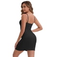 thumbnail image 2 of DARING DIVA Women's Spaghetti Straps Tummy Control Butt-Lifting Full Slip S Black, 2 of 6