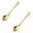 Gold*2, variant on Mini Spoons, Small Condiment Spoons for Sugar, Spices, Jars, Kitchen Tiny Utensils Gold (2Pcs)