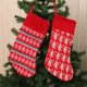 thumbnail image 4 of 3 calcetines navideños de punto Bolsa de regalo de Navidad Adornos navideños Calcetines navideños colgante de regalo, 4 of 5