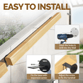 thumbnail image 4 of Premium 2FT Solid Wood Handrails for Indoor Stairs, Handling Over 500 pounds, 4 of 5