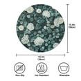 thumbnail image 7 of WOBOGO Eucalyptus Leaves Pattern Round Placemats Set of 1 Heat Resistant Washable Kitchen Table Decorations 15.4in, 7 of 7