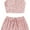 Pink, variant on Women's Button Front Ribbed Knit Tank Top and Shorts Pajama Set Sleepwear Lounge Sets
