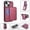 Red, variant on Allytechgroup 2 In 1 Wallet Case for Apple iPhone 15 Plus, Detachable Cards Holder Compatible with Magsafe Anti-Scratch Bumper Shockproof Drop Protection Phone Case for Women Men, Brown