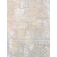 thumbnail image 3 of Pasargad Home Modern 10' x 14' Hand-Knotted Silk and Wool Beige/Grey Rug - All Ages, Indoors, 3 of 7