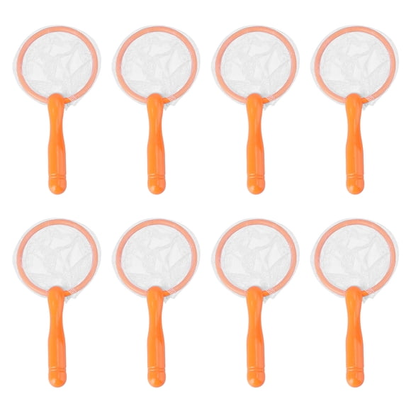 CIMAXIC 10 Pcs Filet de Pêche pour Jeunes, Équipement de Pêche, Filet de Pêche, Filet à Main, Accessoires pour Poissons Brésiliens pour Enfants, 7.2"X3.54"X0.59 Pouces