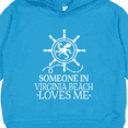 thumbnail image 3 of Inktastic Someone in Virginia Beach Loves Me Toddler Hoodie, 3 of 4