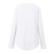 thumbnail image 3 of MHFRRA Camisa de Manga Larga con Cuello En V y Botones para Mujer, Blusa Informal para Otoño e Invierno, Cómoda, de Tela Suave, Elegante, para Uso Diario. Blanco, 3 of 7