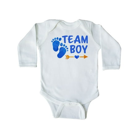 

Inktastic Team Boy Gift Baby Boy or Baby Girl Long Sleeve Bodysuit