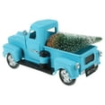 thumbnail image 6 of OUNONA Retro Truck Car Decor Vintage Truck Model Metal Sky-Blue 1 Set, 6 of 7