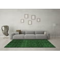 thumbnail image 3 of Ahgly Company Indoor Rectangle Abstract Emerald Green Modern Area Rugs, 6' x 9', 3 of 4