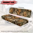 thumbnail image 7 of XYZCANDO Brown Camo Forests Seat Cover for UTV Set 2 Pcs UTV Front Bench Seats Cover Compatible with Kawasaki Mule 4000 Breathable Bench Seat Covers Accessories Easy-Clean, 7 of 7