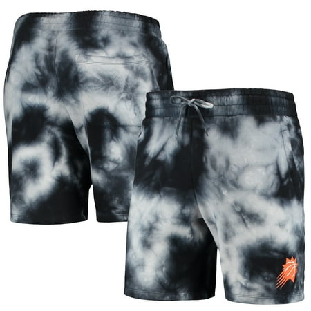 Men s New Era Black Phoenix Suns Fleece Tie-Dye Shorts
