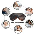 thumbnail image 7 of Salouo Fiery Black Dragon Attack Pattern Sleep Mask,Sleep Eye Mask & Blindfold Eye Sleep Shade Cover with Elastic Strap Soft Eye Cover Eyeshade for Night Sleeping Travel & Nap, 7 of 7