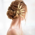 thumbnail image 4 of unbranded Adorno Para Dorado Con Y Hojas De Metal Para Bodas Cenas Y Fiestas, 4 of 6