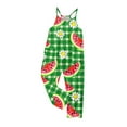 thumbnail image 4 of Mikilon Kids Sleeveless Jumpsuits Pants Size 5-13 Solid Color Graphic Baggy Pants Comfortable Wide Leg Trousers‌ Fall and Winter Loose Playful Casual Pants, 4 of 6
