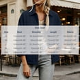 thumbnail image 4 of Women's Button Front Quilted Jacket Collared Loose Fit Comfy Fall Spring Jacket, 4 of 9