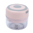 thumbnail image 5 of Picadora de ajo eléctrica de 100 ml, picadora de carne portátil recargable por USB para cocina casera, color rosa, 5 of 5
