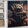 thumbnail image 5 of Animal Guardian America 4 Piece Shower Curtain Sets, with Non-Slip Rugs, Toilet Lid Cover And Bath Mat, for Bathroom Decor Set, 5 of 8