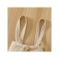 thumbnail image 5 of One opening Summer Infant Baby Suspender Pants Fashion Newborn Solid Color Knitting Ribbed Bib Pants Simple Sleeveless Overalls Clothing, 5 of 9