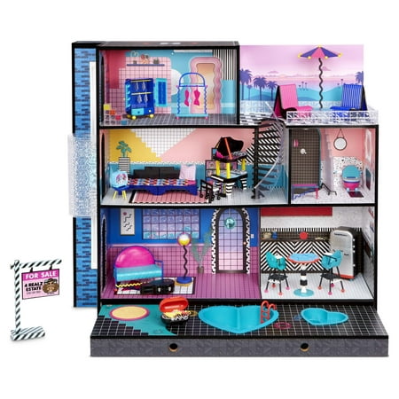 LOL Surprise OMG House Dollhouse With 85+ Surprises Made from Real Wood – Great for Kids Ages 4+