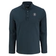 thumbnail image 2 of Men's Cutter & Buck Black Houston Astros Hunts Point Eco Textured Fleece Recycled Half-Snap Sweatshirt, 2 of 3