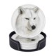 thumbnail image 1 of Posavasos de cuero de 6 piezas, posavasos de lobo para bebidas, posavasos para tazas, regalo de inauguración de la casa, ideal para la decoración del hogar, 1 of 7
