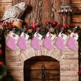 2024 Christmas Ornaments Set Christmas Socks Candy Boots with Small