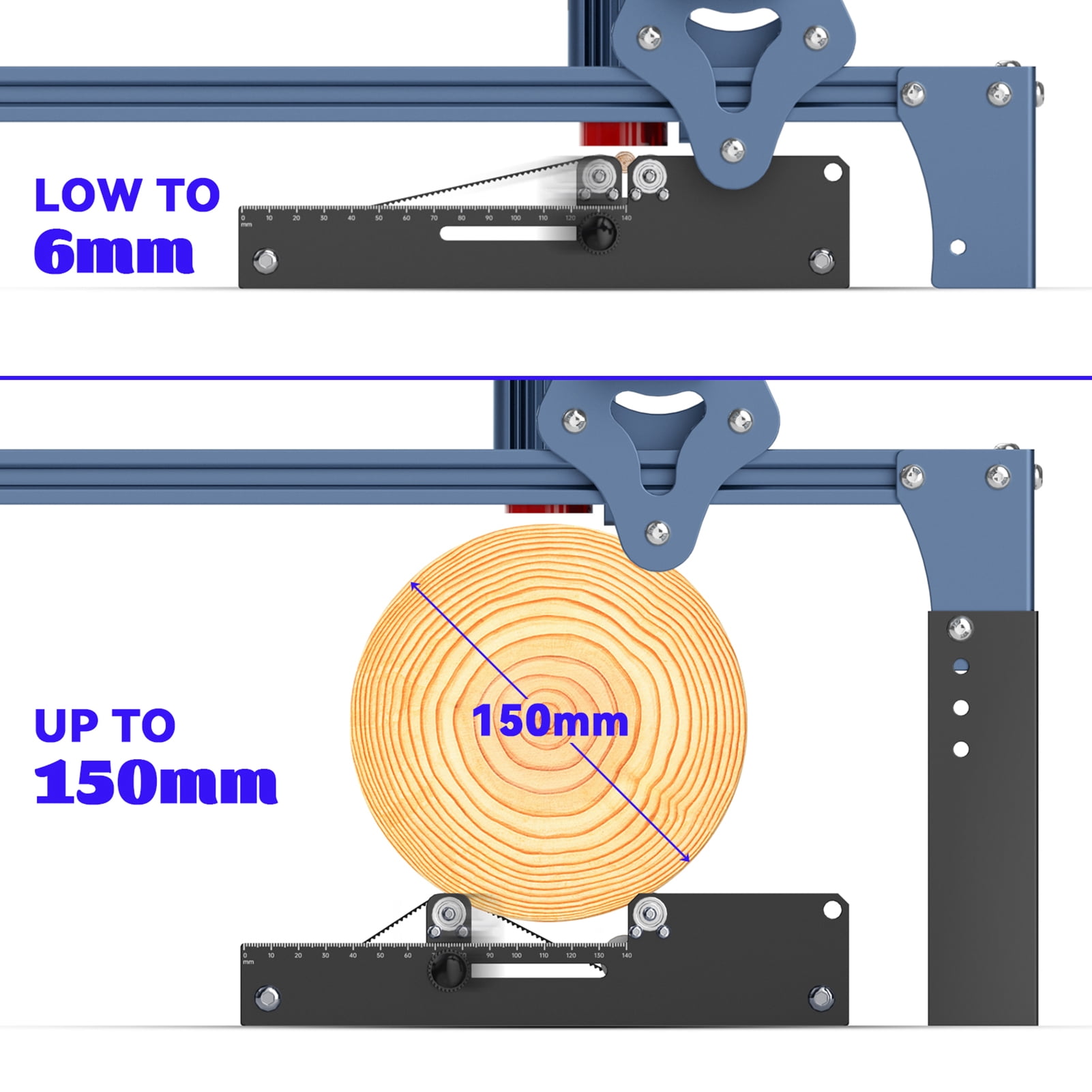 SCULPFUN SCULPFUN Roller Engraver Y-axis Roller 360° Rotating for 6-150mm Different Engraving Diameter for Engraving Cylindrical Objects Cans