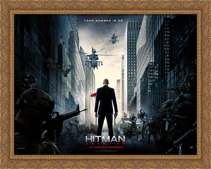 Hitman Agent 47 36x28 Large Gold Ornate Wood Framed Canvas Movie Poster Art Walmart Com Walmart Com Hitman Agent 47 36x28 Large Gold Ornate Wood Framed Canvas Movie Poster Art Walmart Com Walmart Com
