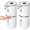 2pcs Foam, variant on FPCYCG Automatic Liquid Soap Dispenser Touchless Soap Dispenser 12.8oz/380ML Rechargeable Wall Mount Hand Soap Dispenser for Bathroom Kitchen